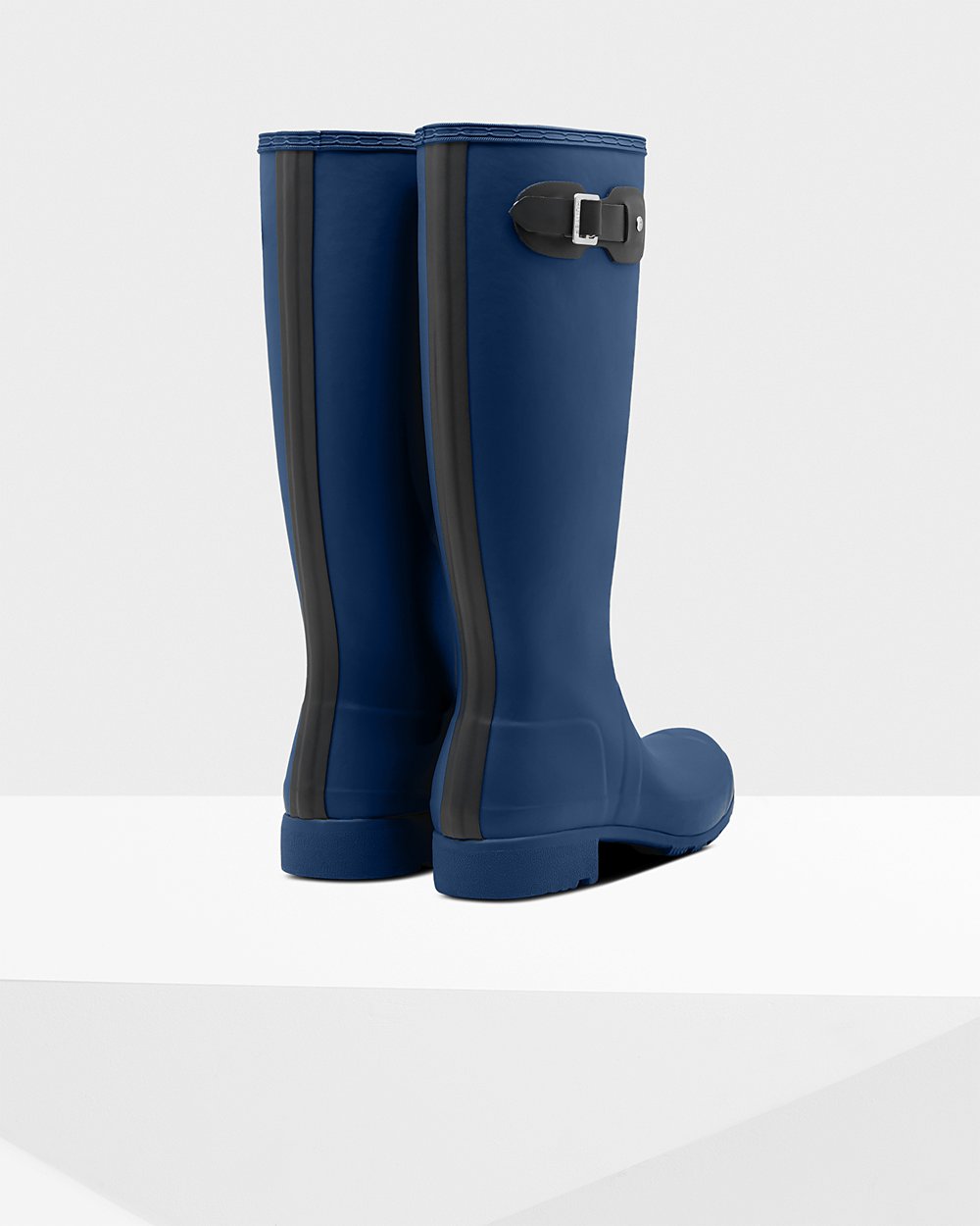 Botas de Lluvia Altas Hunter Mujer - Original Tour Foldable - Azul Marino - PXKWTVD-59